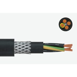 YSLYCY-JZ 12x 1,5 ÁRNYÉKOLT FEKETE 0,6/ 1kV