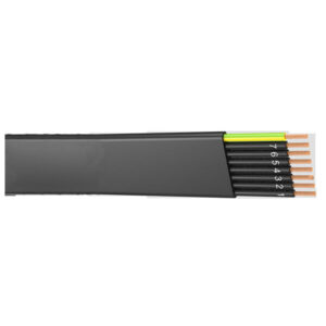 H07VVH6-F 10x 1.5 LAPOS 750V Fekete Darukábel