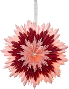 Papír hógolyó függesztékelem o50cm pink @