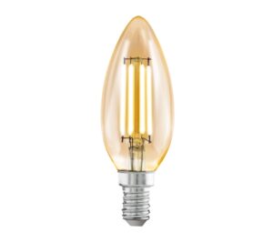 LED fényforrás E14 C35 4W 2200K 270lm am@ EGLO-11557 helyett
