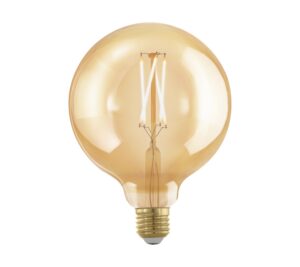 LED fényforrás E27 G125 4W 1700K 300lm am@ EGLO-11694 helyett