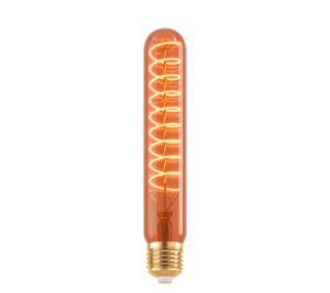 LED fényforrás E27-T30 4W 1600K 30lm vörös@