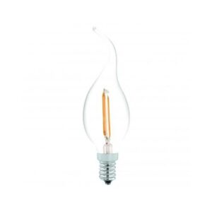 LED-es fényforrás E14 láng 2W filament @