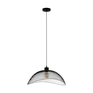 Függeszték E27 1x60W57cm fekete POMP E27 1X60W