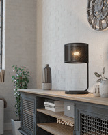 MANBY asztali 1xE27 fekete @