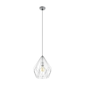 CARLTON függeszték E27 1x60W ezüst
