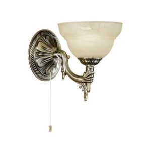 Fali lámpa 1×40W E14 fel bronz MARBELLA gl-947