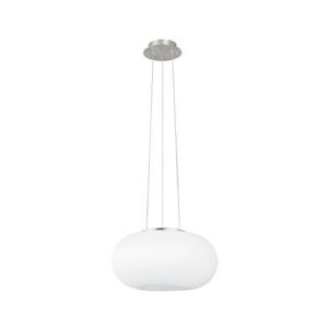 EGLO függeszték 2×60W E27 matt króm/opál optica GL1140