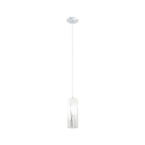 Függeszték 1×60W E27 fehér/króm RIVATO GL2887