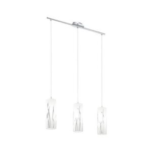 Függeszték 3×60W E27 fehér/króm RIVATO GL2887