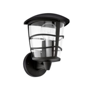Kültéri fali fel 1×60W E27 fekete ALORIA ET1572