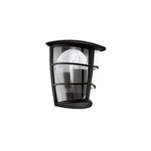 ALORIA kültéri fali 1×60W E27 fekete IP44