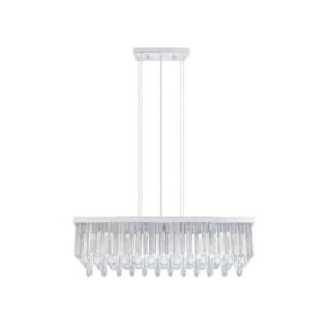 CALAONDA kristály függeszték 11×33W G9@ üveg rúd:GL3082