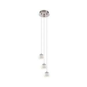 LED-es függeszték 3x3,3W mattnikkel