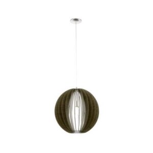 Függeszték E27 1x60W barna 50cm COSSANO