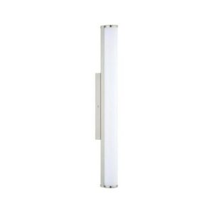 LED-es fali 16W 1500 lm IP44 8,5x6 GL3407 matt nikkel/üveg Calnova
