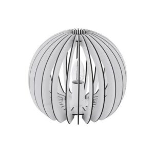 Asztali E27 60W átmérő:26cm fehér@ COSSANO