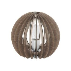 Asztali E27 60W átmérő:26cm sötét barna@ COSSANO