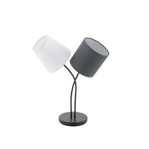 ALMEIDA asztali E14 2x40W fehér/antracit@ fehér:S-2307 antracit: S-2454