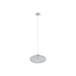 CLEMENTE függeszték E27 1x60W króm/kristály@