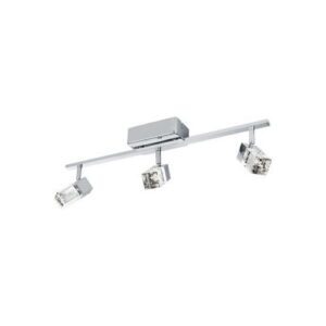 LED-es fali/mennyezeti 3x3,3W króm@