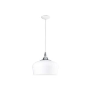Függeszték E27 1x60W fehér/króm OBREGON