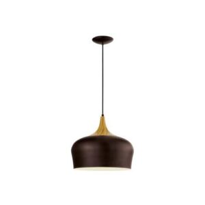 Függeszték E27 1x60W barna/tölgy OBREGON