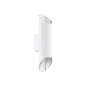 LED-es fali GU10 2x3,3W fehér/ezüst@