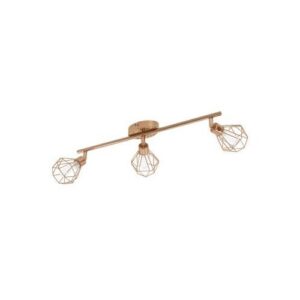 LED-es fali/mennyezeti G9 3x2,5W vörösréz/fehér ZAPATA