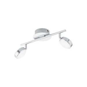 LED-es fali/mennyezeti 2x5,4W króm/szatén SALTO