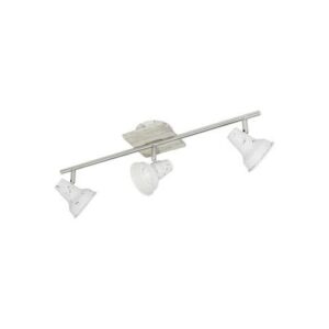 LED-es fali/mennyezeti GU10 3x3,3W@ matt/antik fehér FILIPINA