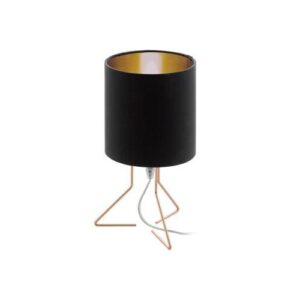 Asztali E14 1x60W vörösréz/fekete@