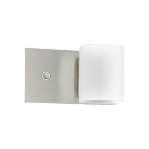 LED-es fali 1x5W mattnikkel/fehér