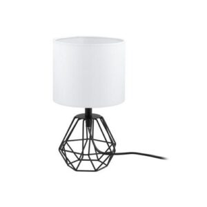Asztali E14 1x60W fekete/fehér CARLTON2