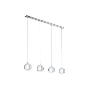 LED-es függeszték GU10 4x3,3W króm Conessa