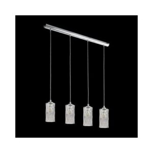 ESTEVAU függeszték 4×60W E27 füstüveg@