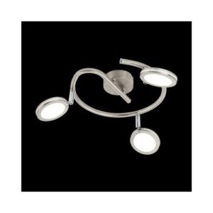 KARYSTOS LED G-forma 3x4W matt nikkel@ 3000K,1140lm