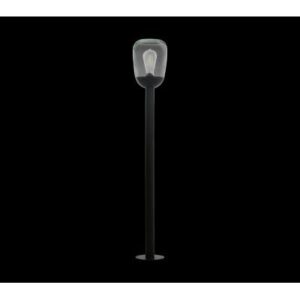 DONATORI kült álló E27 60W IP44 fekete 99cm,üveg búra