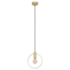 MANIZALES függeszték E27 1x40W csiszoltréz