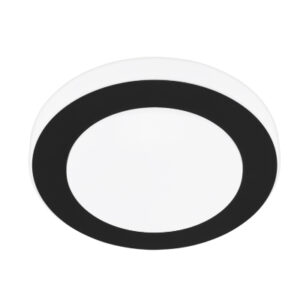 LED mennyezeti 11W IP44 30cm fekete/fehér LEDCA LED 11W