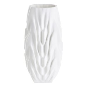 Kerámia váza 3D 35cm fehér Hongmao@ HONGMAO