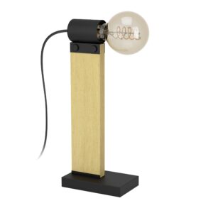 BAILRIGG Asztali E27 1x40W fek./fa