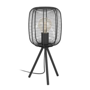 RINROE Asztali E27 1x40W fekete