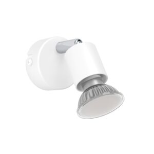 LED fali GU10 1x5W fehér/króm stecc@