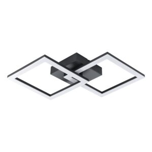 LED mennyezeti 2x10W 3000K fekete Palmaves-E@