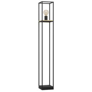 LIBERTAD Álló E27 1x40W fekete/fa