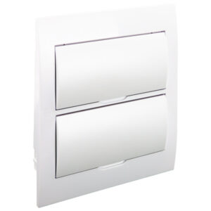 Lakáselosztó süllyesztett 2x12modul+fehér ajtó
