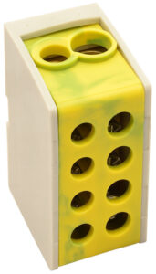 Főáramköri leágazó kapocs 2x25+2x35mm2,zöld/sárga