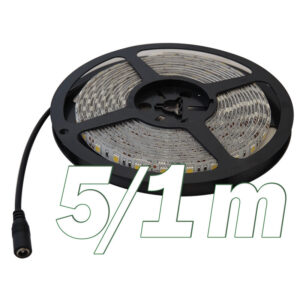 LED szalag 30LED 7,2W/m 120° IP65 12V DC szalagszélesség:10mm