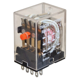 Relé miniatűr 240V AC 4 váltó